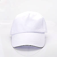 Кепка п'ятиклинка біла