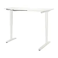 IKEA BEKANT(290.225.01), угловой стол справа/сидя/стоя, белый