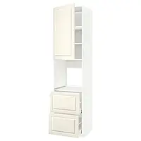 IKEA METOD / MAXIMERA (994.642.27), верхняя высота / дверь / 2-й ряд, белый / кремовый Бодбин