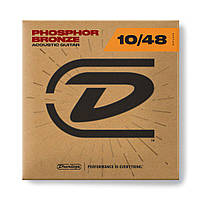 Струны для акустической гитары DUNLOP DAP1048 PHOSPHOR BRONZE ACOUSTIC GUITAR STRINGS (10-48)