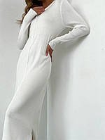 Супер стильное женское элегантное платье Облегающий силуэт,длина в пол Трикотаж Рубчик Мустанг 42-44,44-46