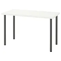 IKEA LAGKAPTEN / ADILS(194.167.68), стол письменный, белый / темно-серый