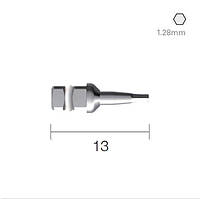 Отвертка шестигранная под храповый ключ № XHD13W, 1шт, длина= 13 мм (Dentium/Дентиум)