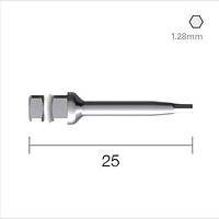 Отвертка шестигранная под храповый ключ № XHD25W, 1шт, длина= 25 мм (Dentium/Дентиум)