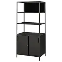 IKEA TROTTEN(494.296.46), шкаф с раздвижными дверями/дверцами для школьной доски, антрацит