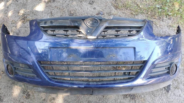 Купить Бампер передний Опель Корса Д, Opel Corsa D 2006-2010 Дорестайл ...