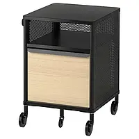 IKEA BEKANT(892.868.05), шкаф с умным замком, черная сетка