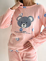 Крутейший модный женский комплект домашней одежды Микрофибра. 42-46 Фабричный Китай Цвет пудра