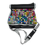 Набір яскравих фломастерів 204 кольорів маркери для малювання скетчингу двосторонні, фото 8