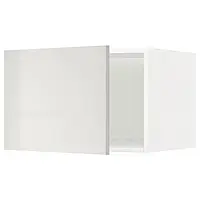 IKEA METOD (194.524.74), расширение для холодильника / морозильной камеры, белый / Рингхульт светло-серый