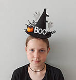 Капелюшок відьми на обручі. Аксесуар до Хеловіну (Хеллоуіну), фото 2