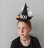Капелюшок відьми на обручі. Аксесуар до Хеловіну (Хеллоуіну), фото 4