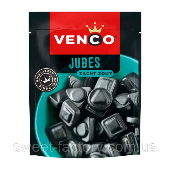 Лакрица Venco Jubes Zacht Zout 225g, фото 1
