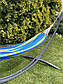 Одномісний гамак з каркасом Mexico XL 200х100 WCG для вулиці і приміщень навантаження до 250 кг Shopik, фото 5