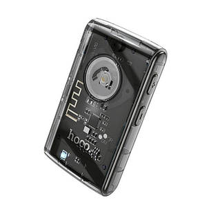 Bluetooth аудіо ресивер із мікрофоном HOCO E66 AUX Black N, фото 3