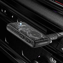 Bluetooth аудіо ресивер із мікрофоном HOCO E66 AUX Black N, фото 4