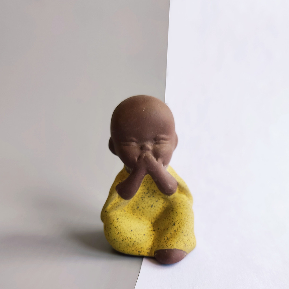 Мініатюрний чашень Будда Жовтий