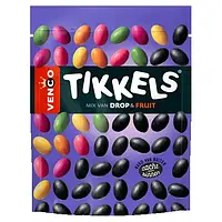 Драже лакрица+фрукты Venco Tikkels Dropfruit 235g