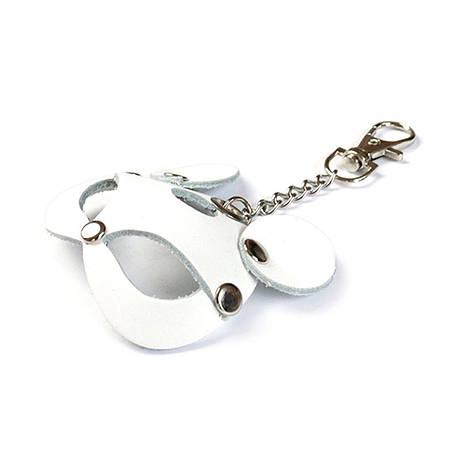 Брелок на карабіні для ключів Art of Sex Mouse, Білий, фото 2