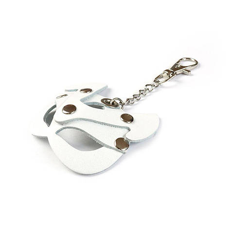 Брелок на карабіні для ключів Art of Sex Kitty, Білий, фото 2