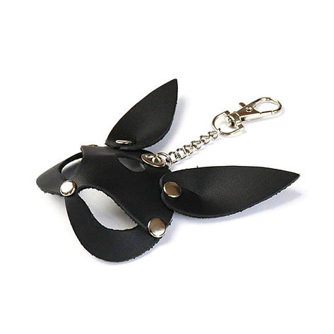 Брелок на карабіні для ключів Art of Sex Bunny, Чорний, фото 2