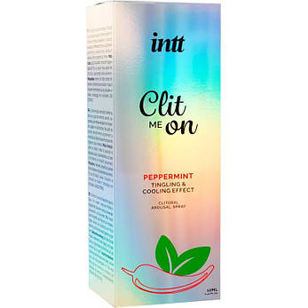 Збуджувальний спрей для клітора Intt Clit Me On Peppermint Tingling&Cooling Effect 13 мл| Limon, фото 3
