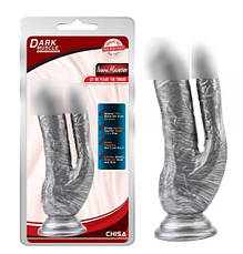 Сріблястий подвійний дилдо для мастурбації Ivana Havesex Limon, фото 4