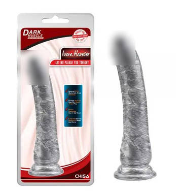 Сріблястий фалоїмітатор на присоску Mike Hawk | Limon, фото 1