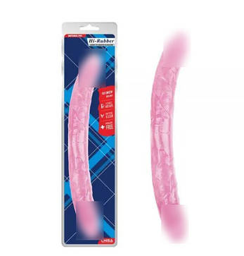 Рожевий двосторонній фаллоїмітатор 18 Inch Dildo | Limon, фото 1