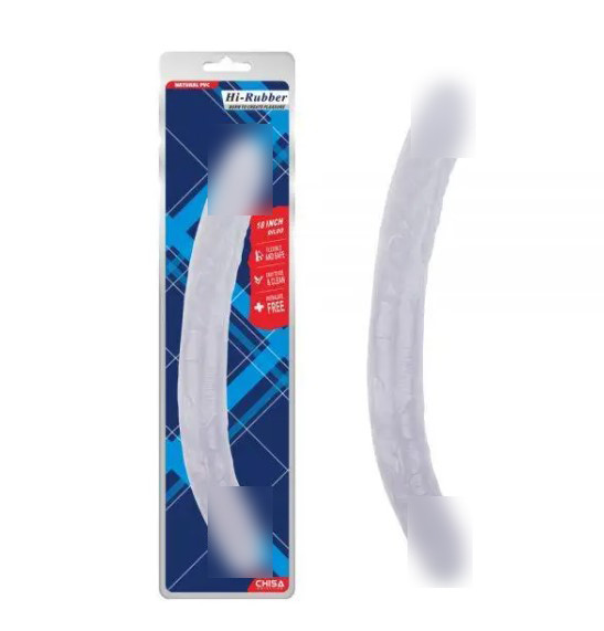 Прозорий двосторонній фаллоїмітатор 18 Inch Dildo | Limon