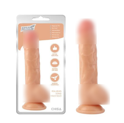 Реалістичний фалоїмітатор на присоску Real Beats Dong 9.0 | Limon