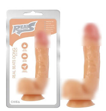 Фалоїмітатор на присоску Real Beats Dong 8.6 | Limon, фото 1