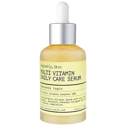 Мультивітамінний серум для щоденного догляду за шкірою Logically, Skin Multi Vitamin Daily Care Serum 50 мл, фото 2