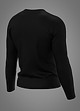 Лонгслів з довгим рукавом (чорний) 46, фото 3