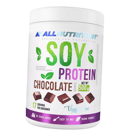 Веганський соєвий протеїн All Nutrition Soy Protein 500г, фото 3