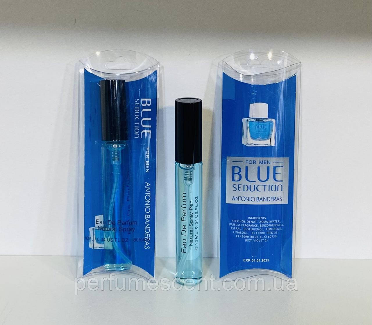 Antonio Banderas Blue Seduction чоловіча мініатюра в ручці 10 мл
