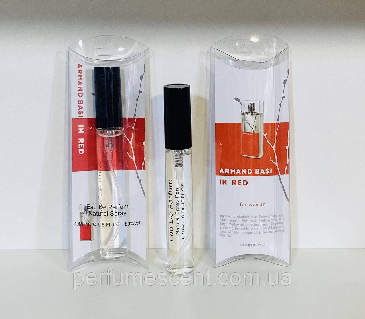 Armand Basi In Red жіноча мініатюрка в ручці 10 мл, фото 1