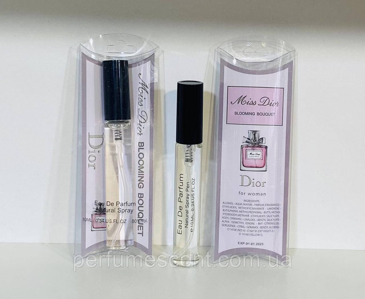 Мініатюрка в ручці жіноча 10ml Christian Dior Miss Dior Blooming Bouquet