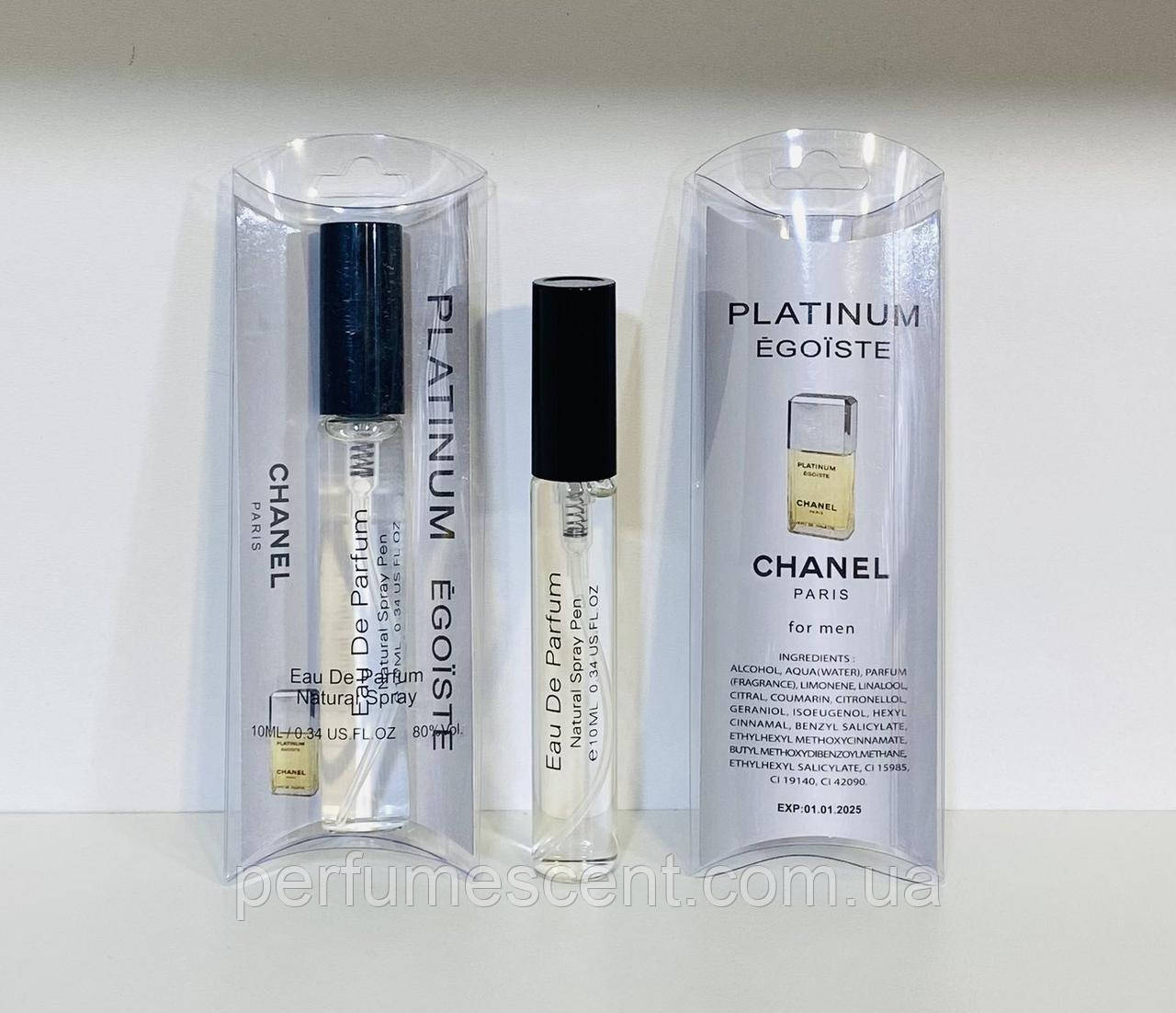 Chanel Egoiste Platinum чоловіча мініатюра в ручці 10 мл