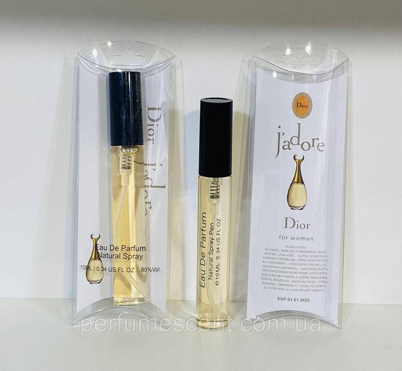 Dior J'adore жіноча мініатюрка в ручці 10 мл