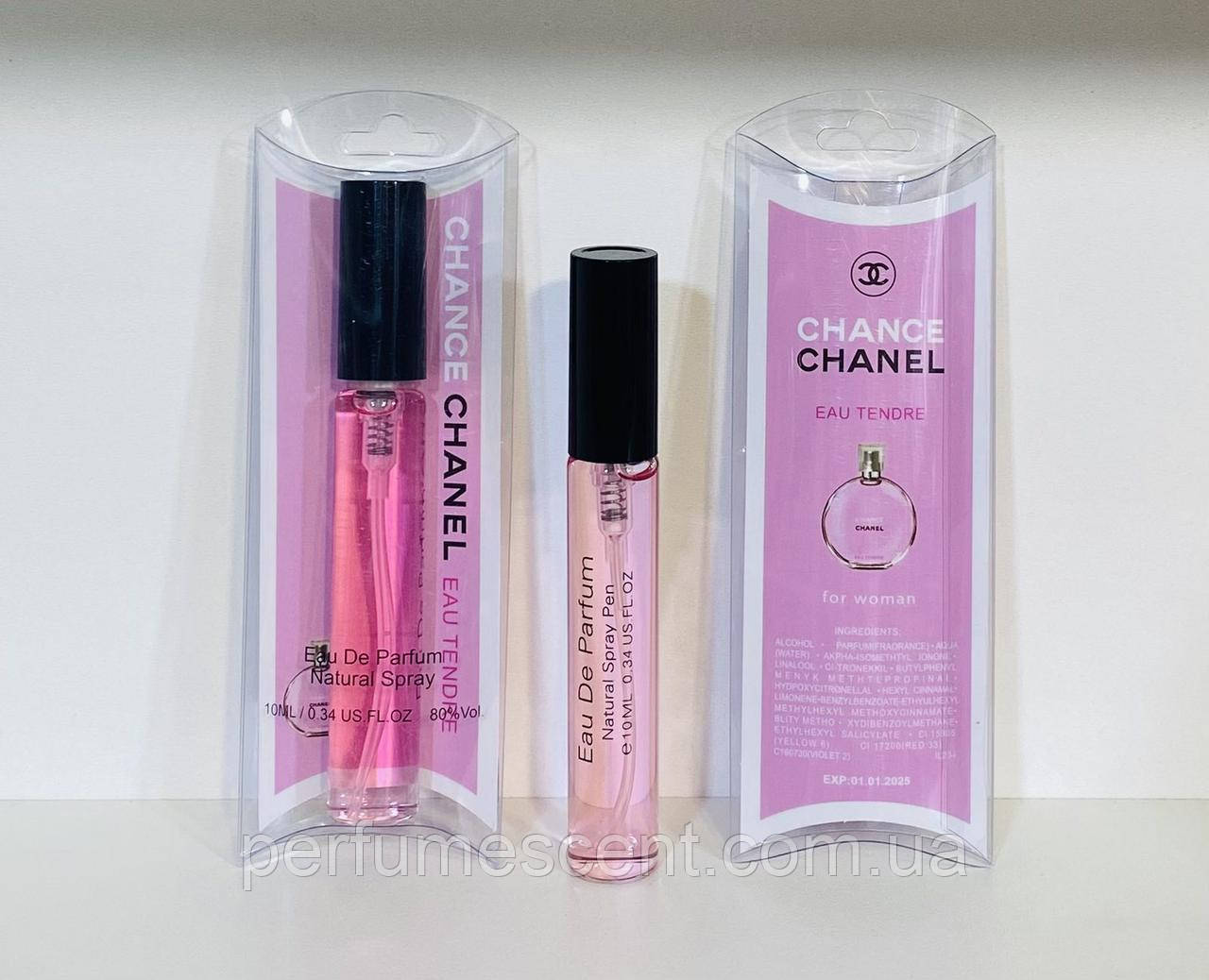Chanel Chance eau Tendre Жіноча мініатюра в ручці 10 мл