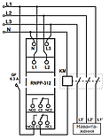 Реле напруги перекосу та послідовності фаз Новатек RNPP-312, фото 2