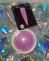 Світловідбивний пісок втирання (присипка, блиск) рожева Diamond для дизайну нігтів