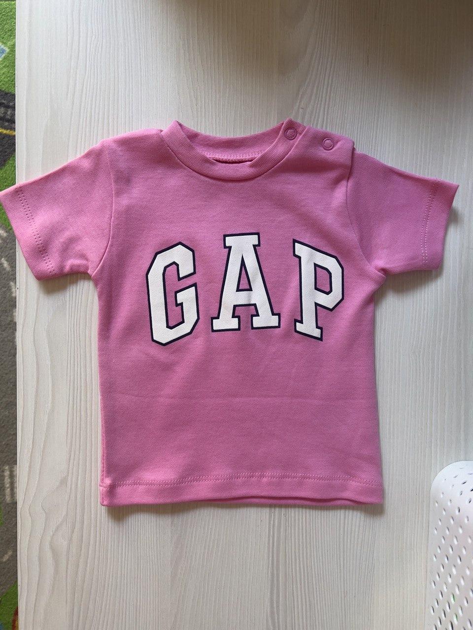 Футболка Рожева GAP (6-9м) (YOLA.BABY.SHOP) 68