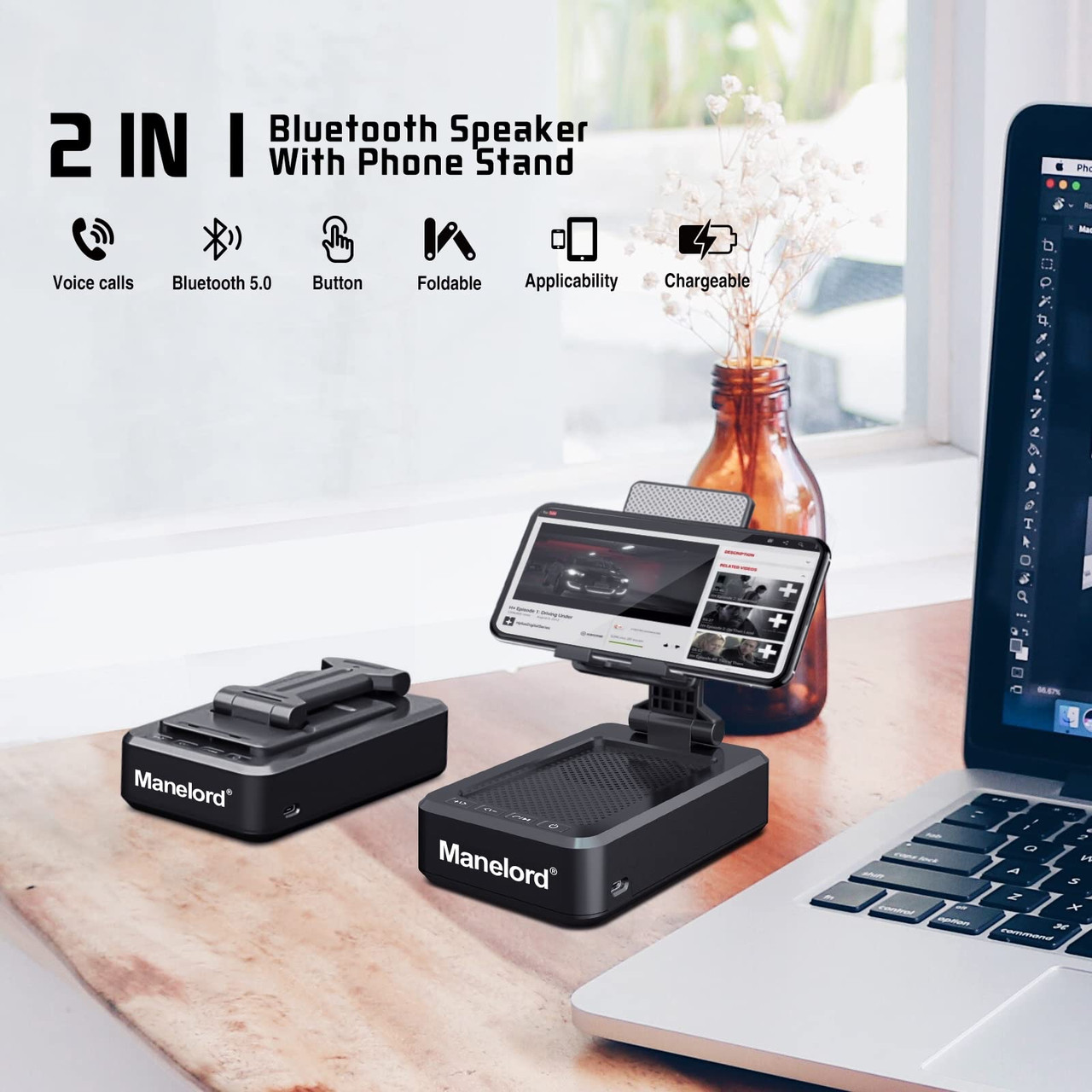 Новый Подставка для сотового телефона с беспроводным динамиком Bluetooth,противоскользящая  (ID#1925391717), цена: 1233 ?, купить на Prom.ua