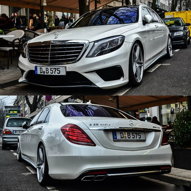 Тюнінг обвіс Mercedes W222 стиль S63 AMG