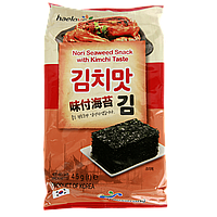 Чипси з норі зі смаком кімчі Хейлов Haelove kimchi taste 4,5g 3шт/пач 72шт/ящ (Код: 00-00014884)