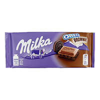 Шоколад брауні орео Мілка Milka oreo brownie 100g 22шт/ящ (Код: 00-00005288)