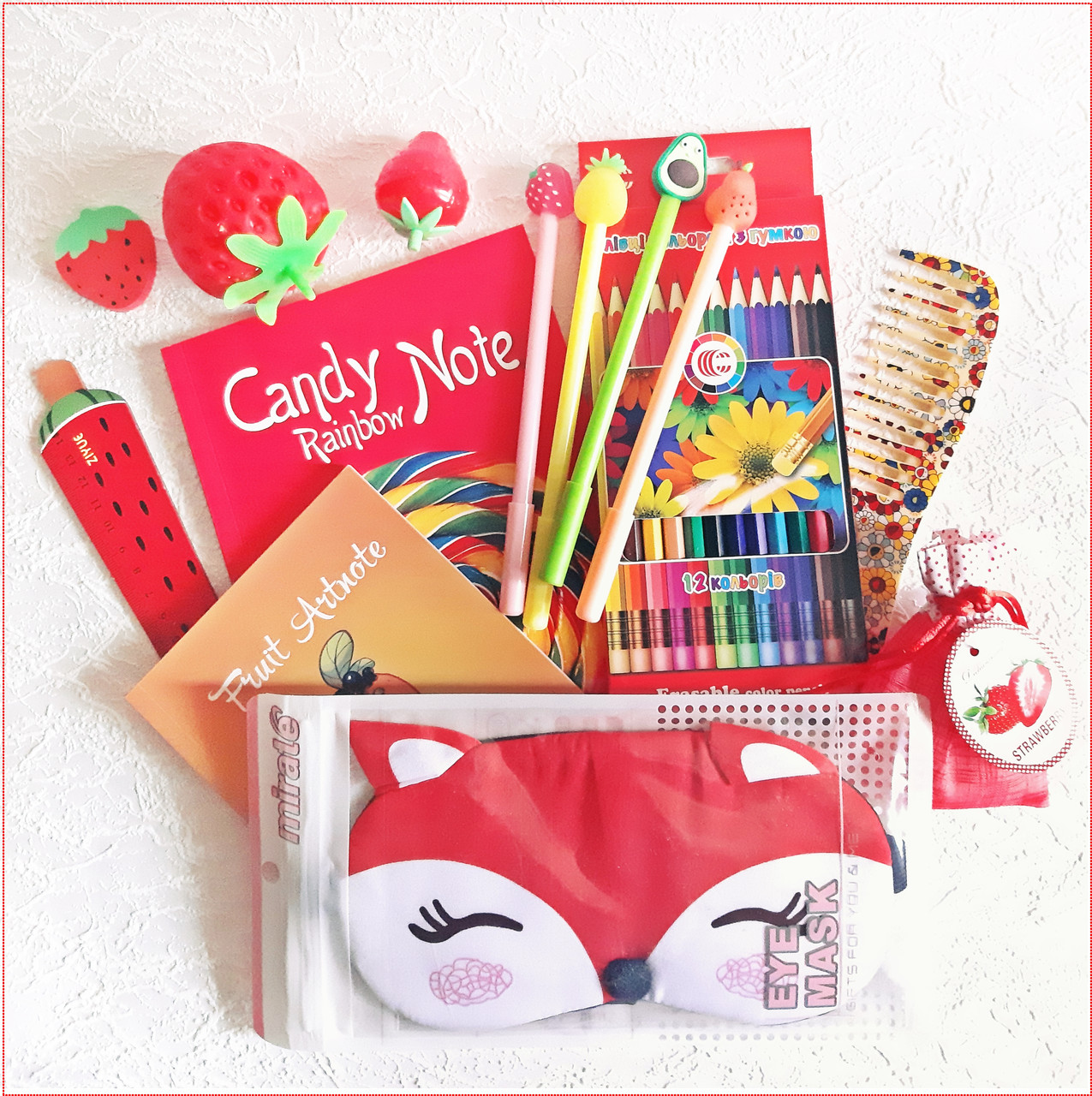 Подарунковий набір канцеляріі Candy Note арт.MF40