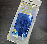 Фольгована гірлянда-штора-завіса для фотозони-синій колір (1 х2 м), фото 4